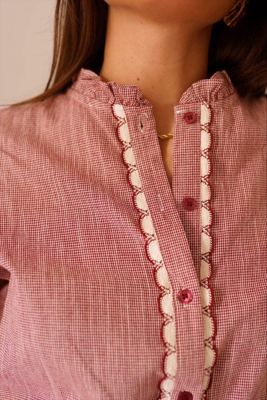 Blusa Bordeaux