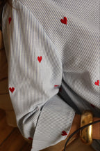 Blusa Juliette Corazones Celeste