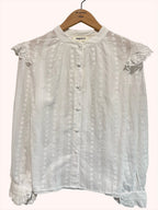 Blusa Élise Bordada Blanca